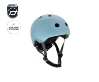 Scoot & Ride Kask Ochronny S-M dla dzieci 3+ Steel - 1014701 - zdjęcie 2
